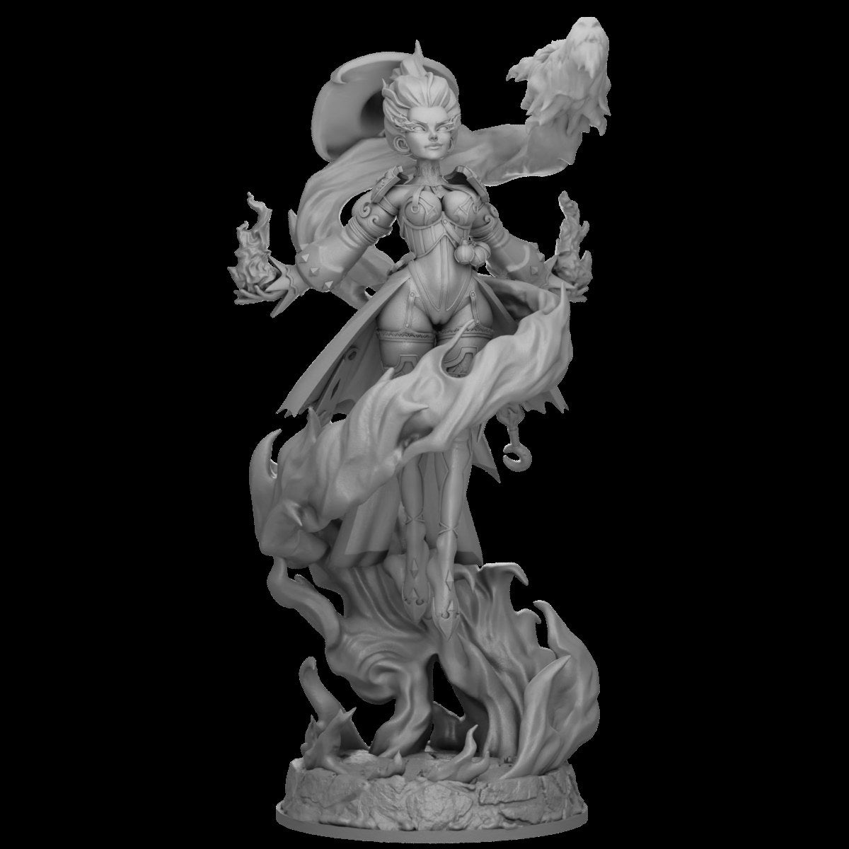 Saelum the Fiery Soul resin figure