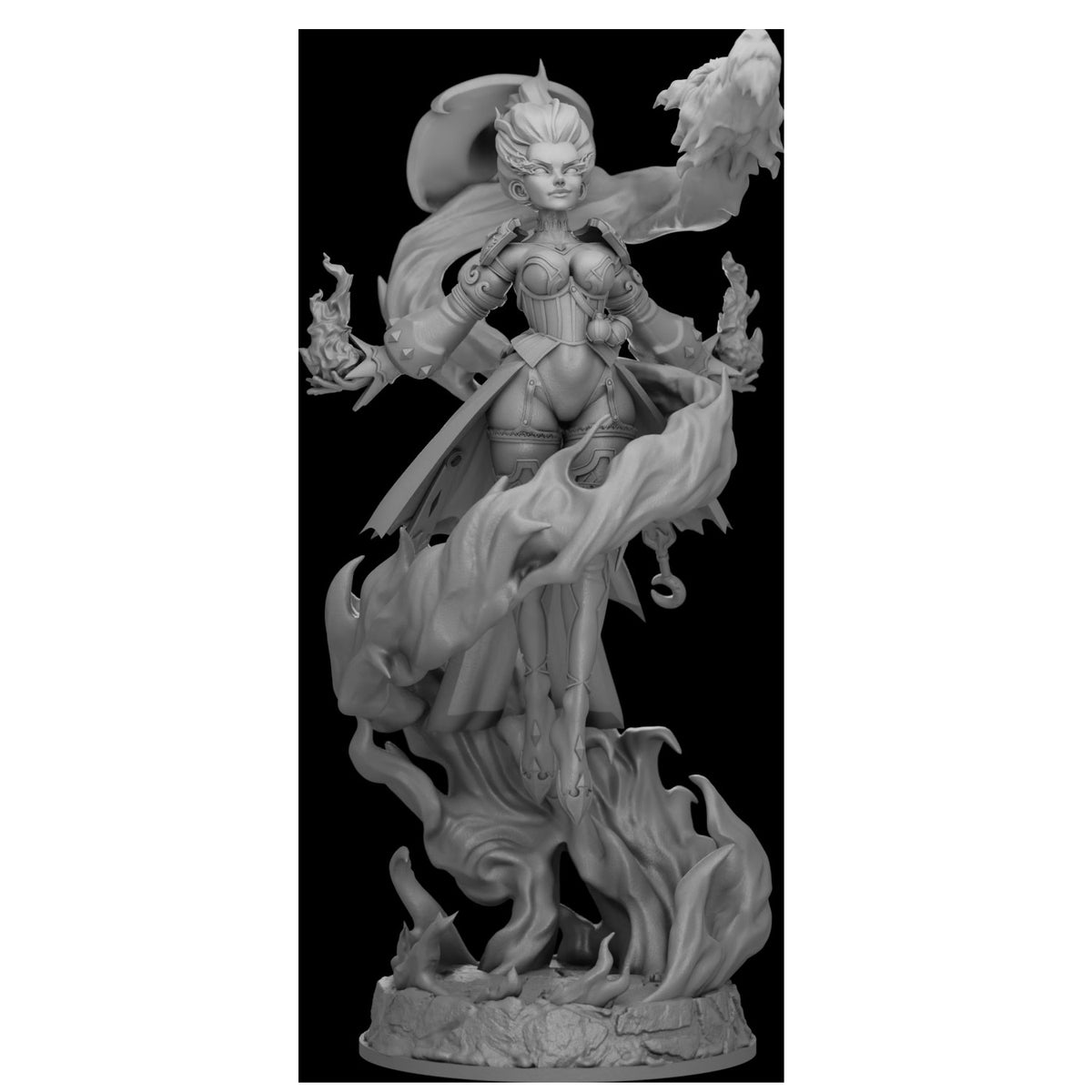Saelum the Fiery Soul resin figure