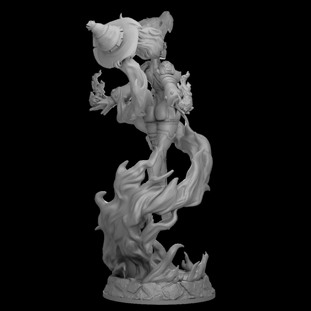Saelum the Fiery Soul resin figure
