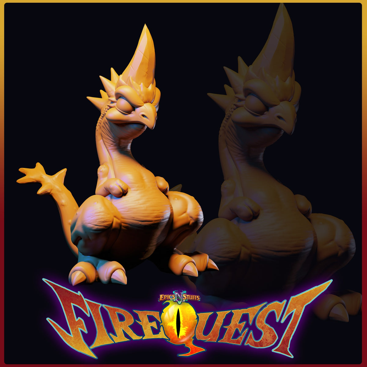 Crystal Lizard resin figure