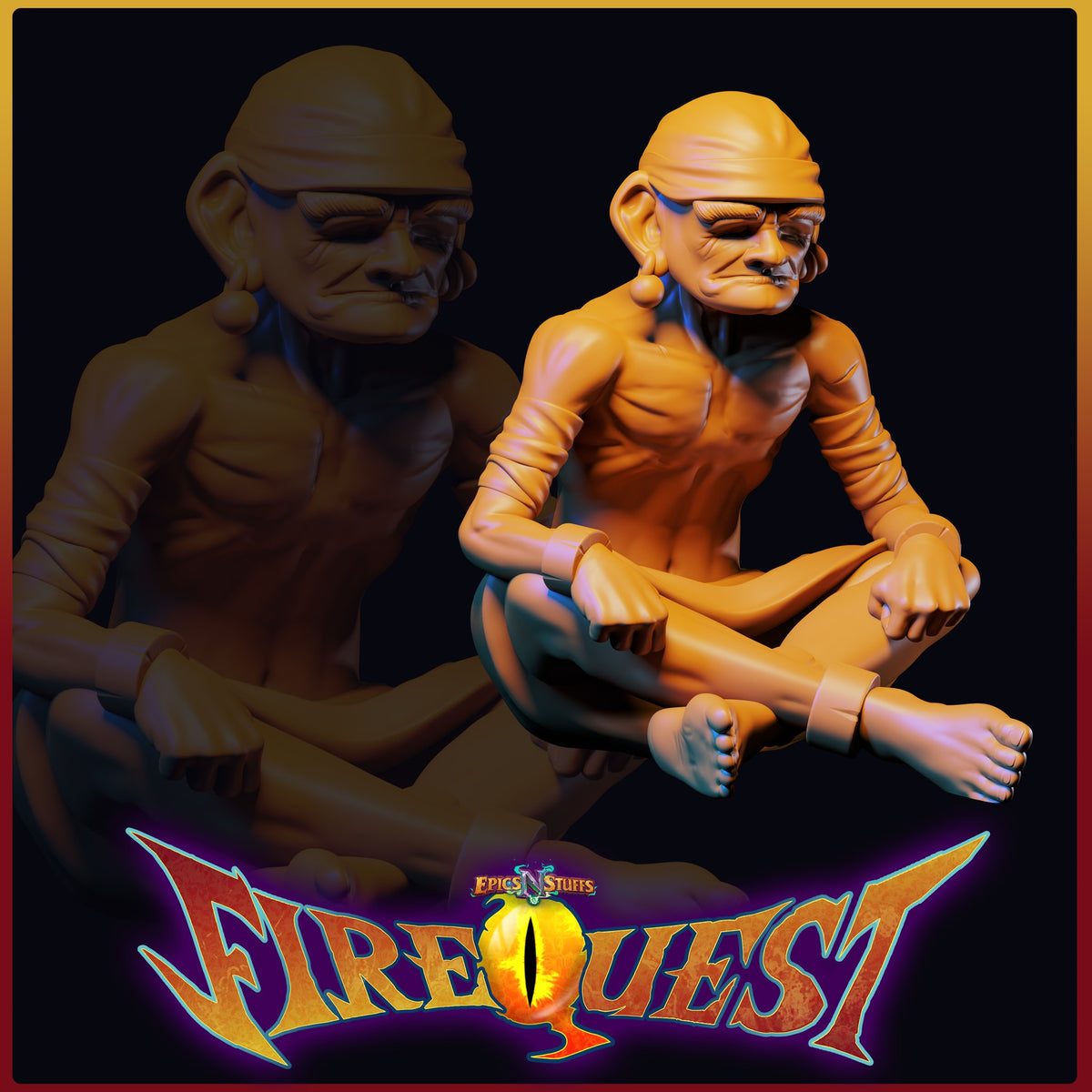 Elder resin figure