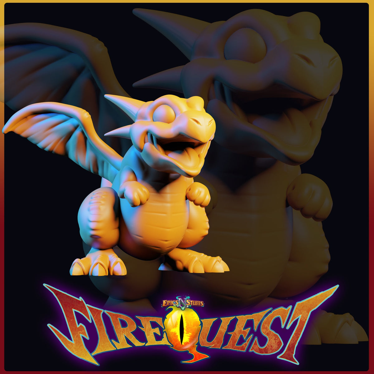 Whelpling resin figure