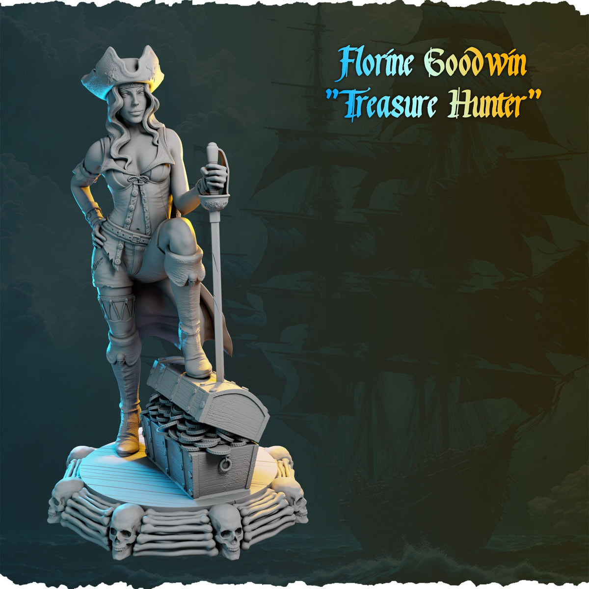 Florine Goodwin resin figure