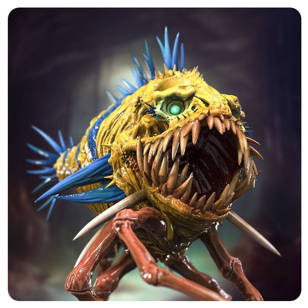 Ariel's Tentation — Fisch Creature | 32mm–140mm | 3D Printed Figure | Art Piece | Siryll | Nerdy Creations