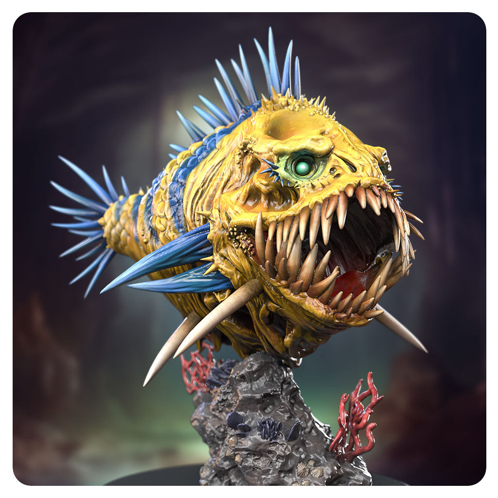Ariel's Tentation — Fisch Creature | 32mm–140mm | 3D Printed Figure | Art Piece | Siryll | Nerdy Creations