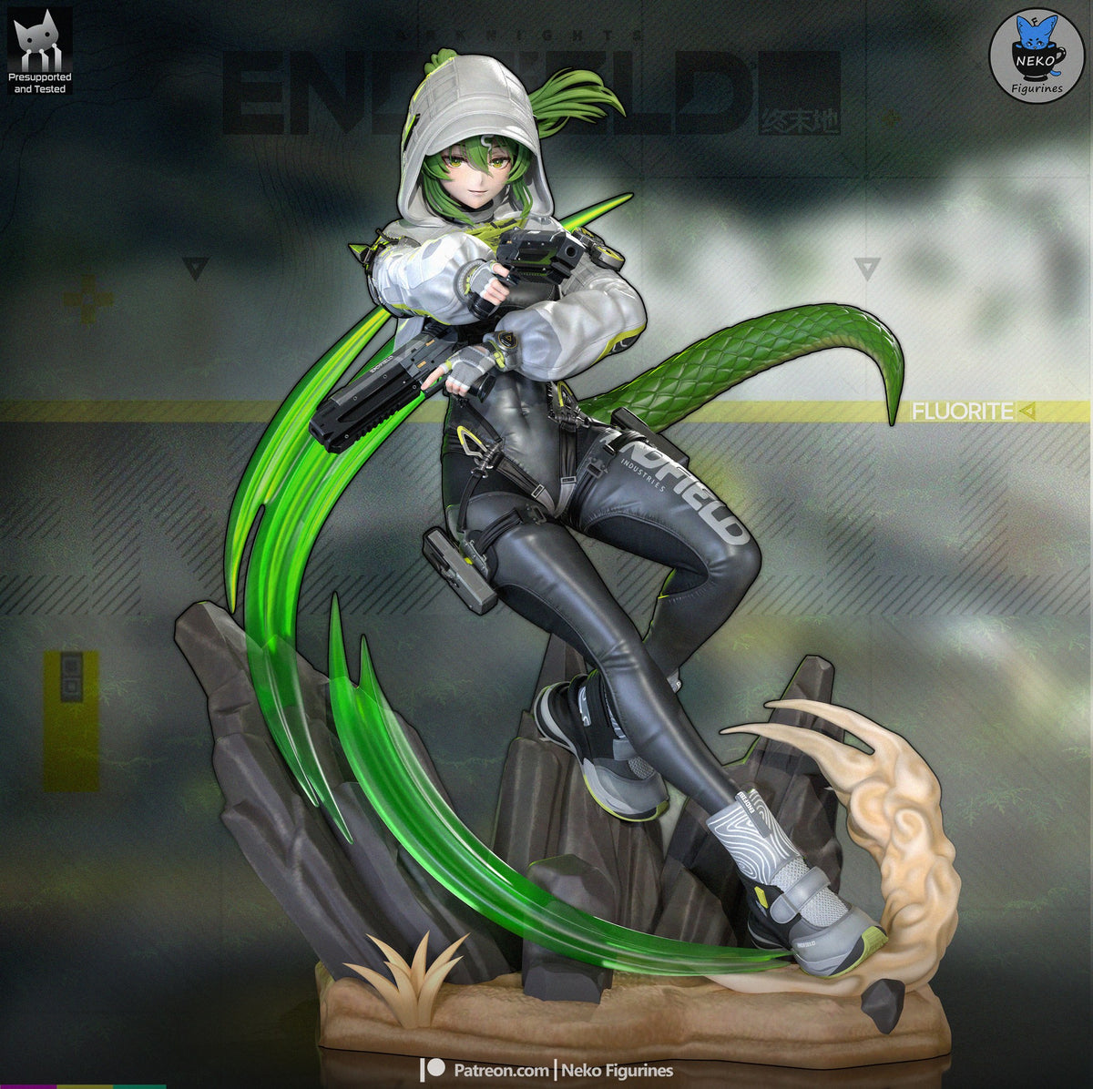 Fluorite (Arknights Enfield) resin figure