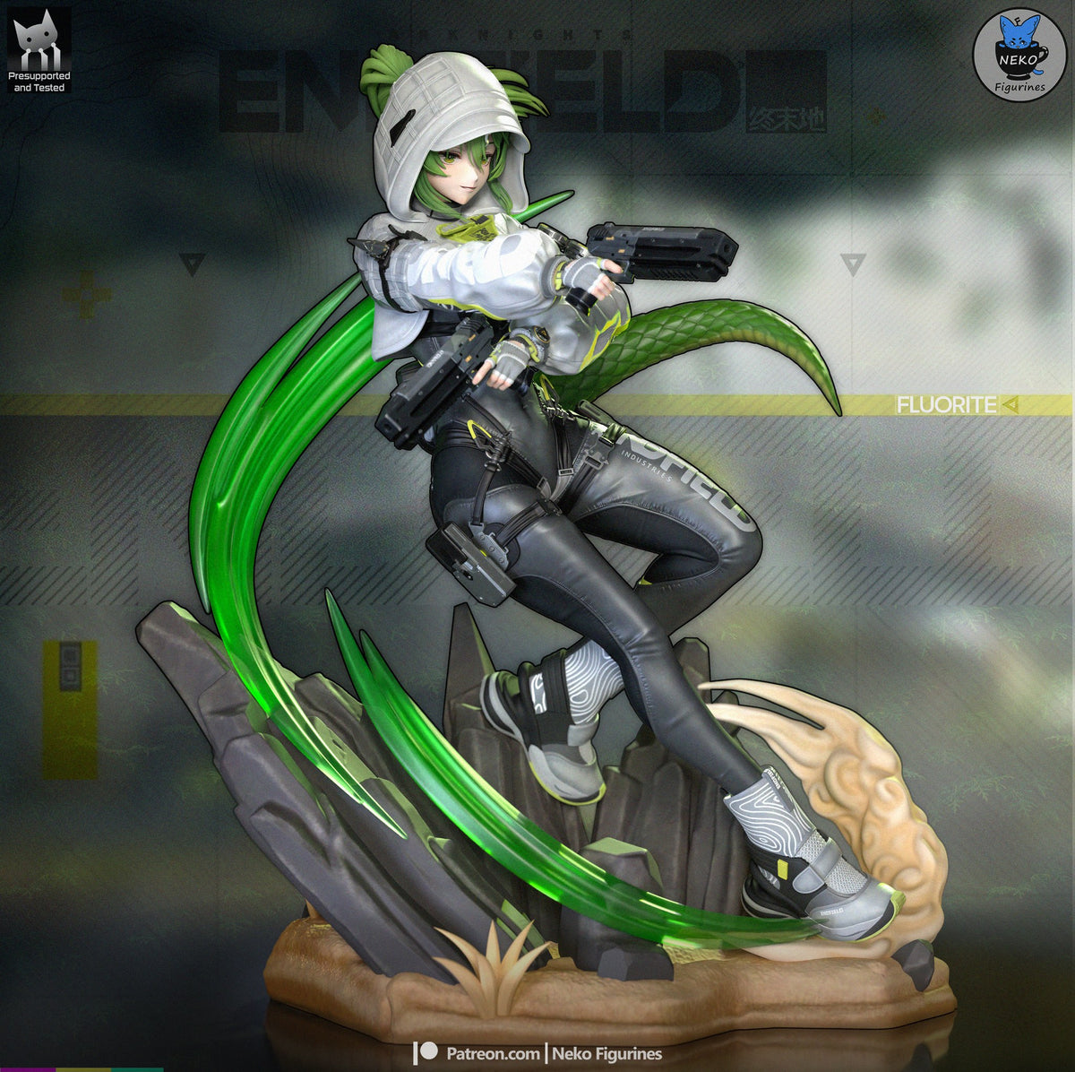 Fluorite (Arknights Enfield) resin figure