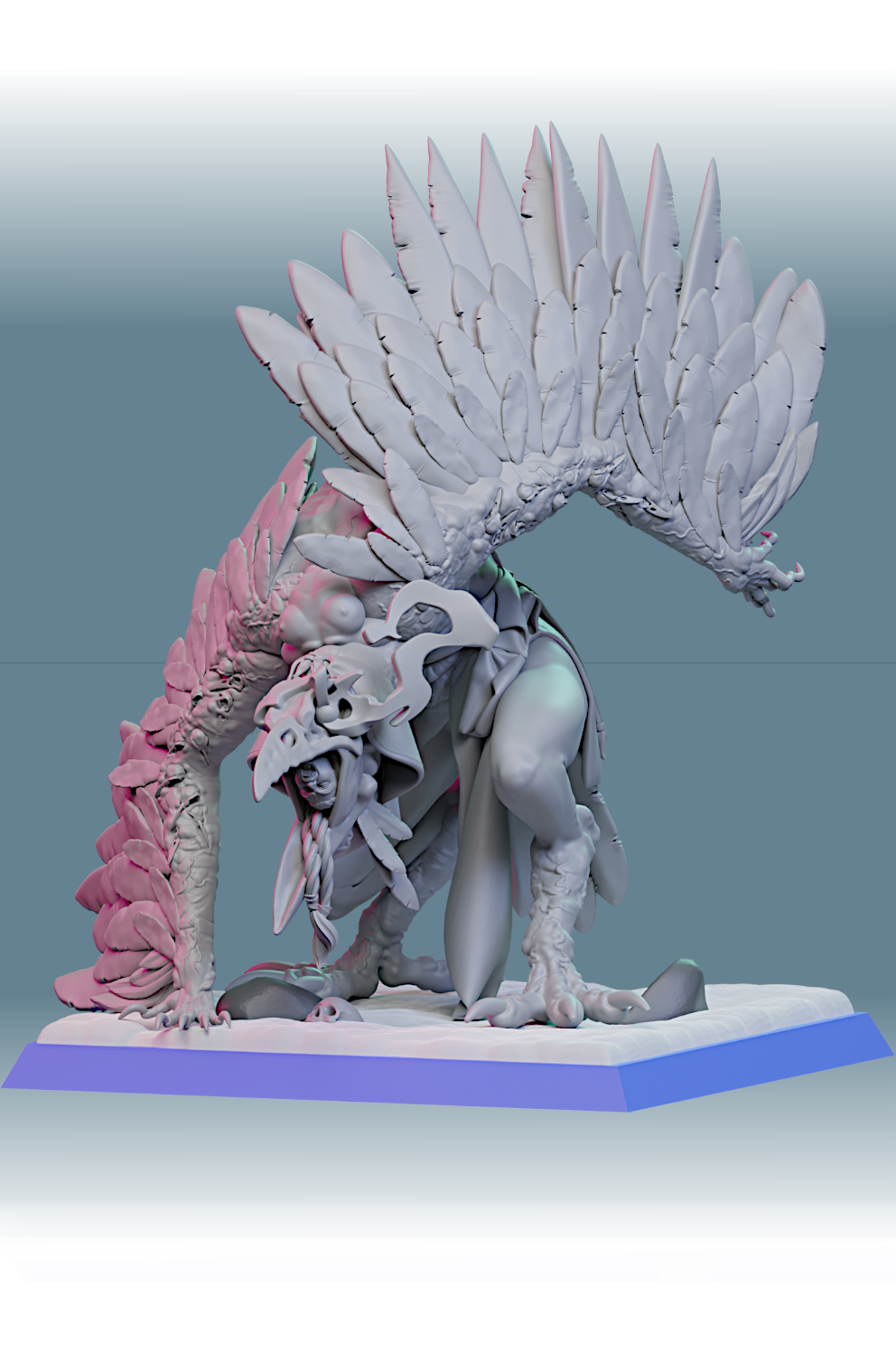 Kikimora resin figure