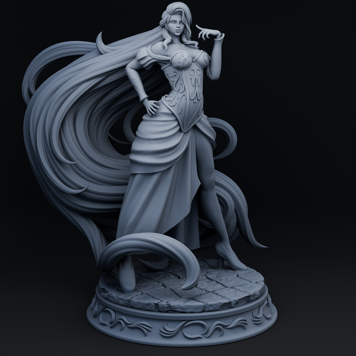 Gilded Curiosity resin figure
