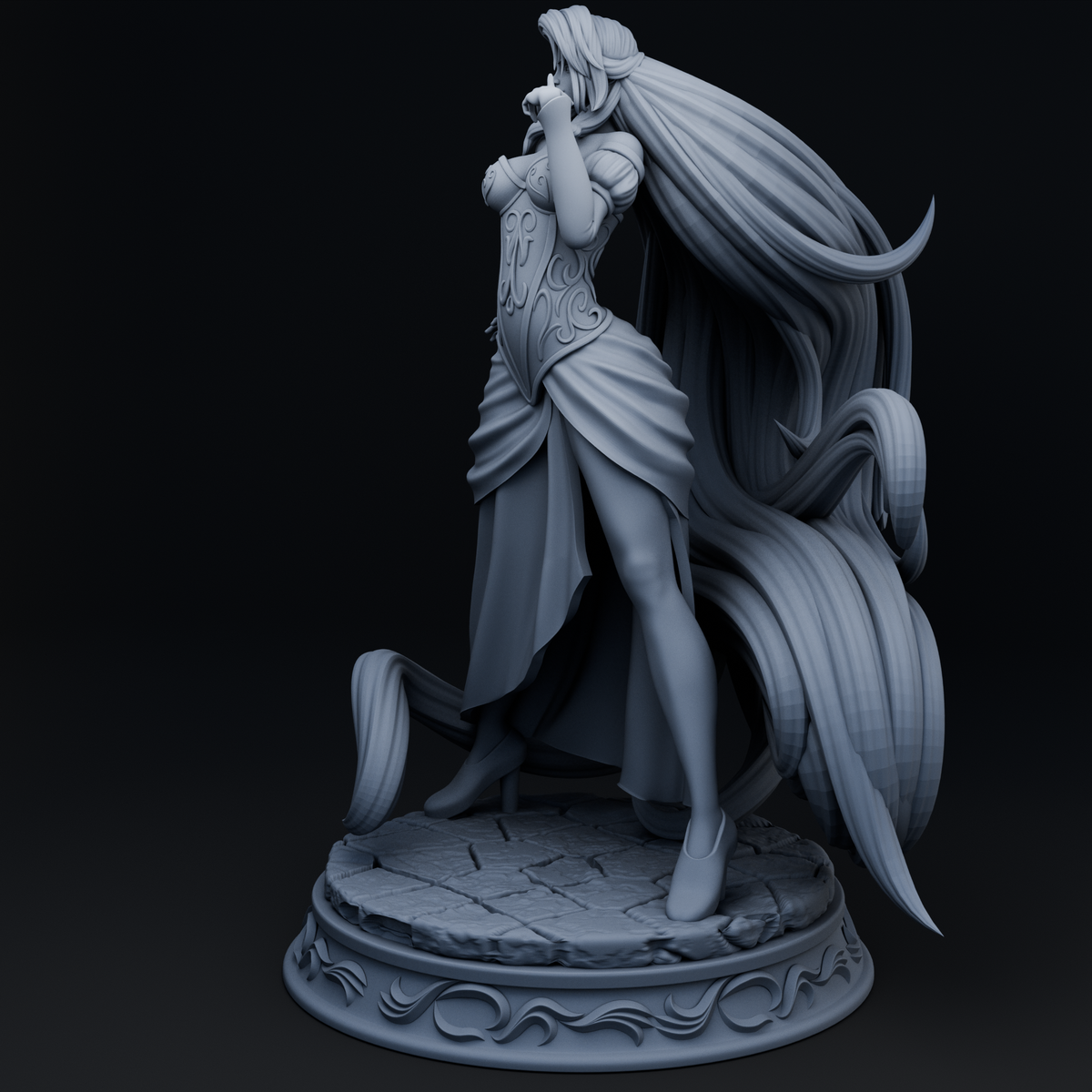 Gilded Curiosity resin figure