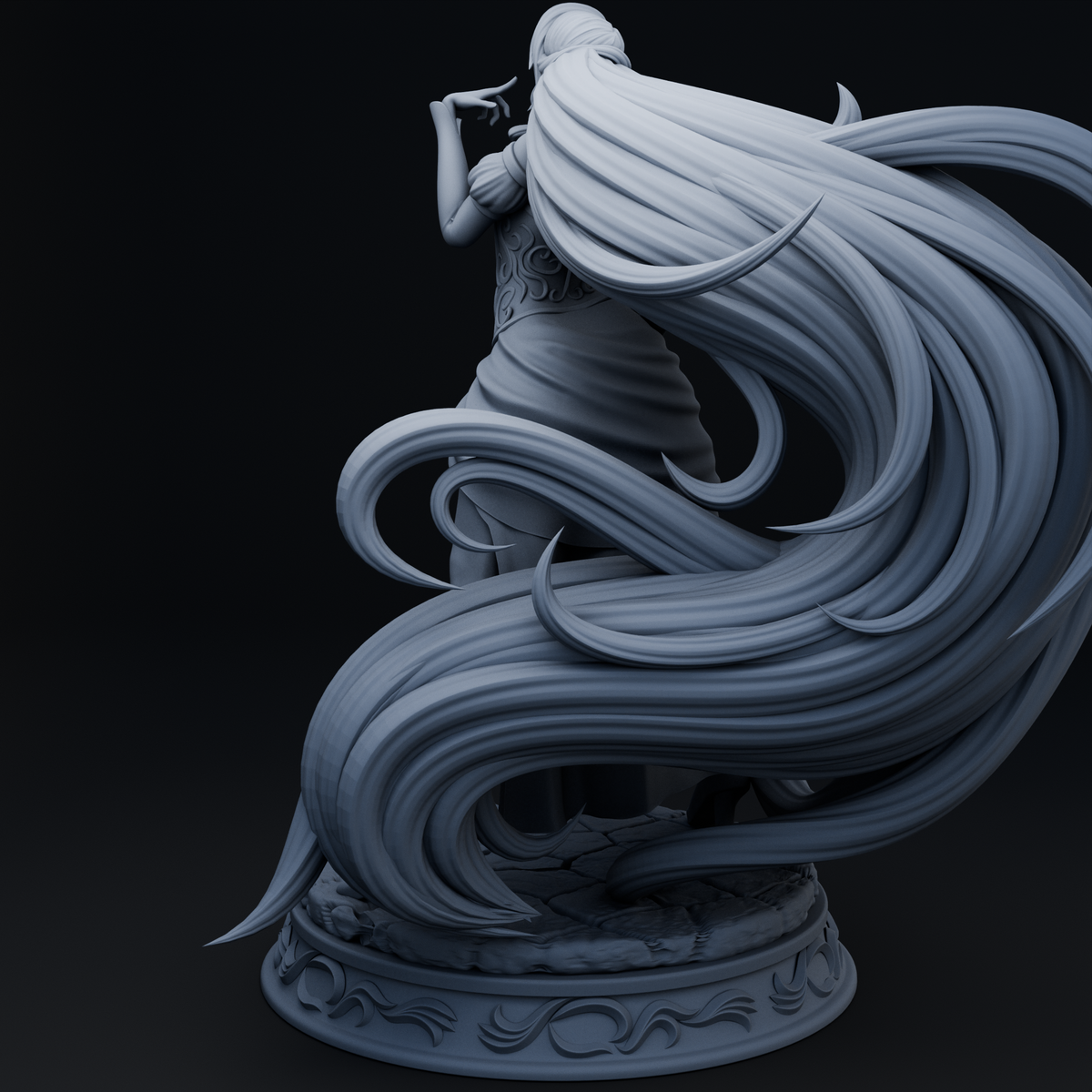 Gilded Curiosity resin figure