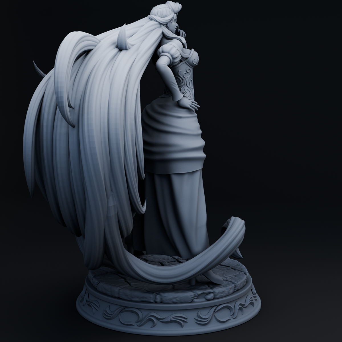 Gilded Curiosity resin figure