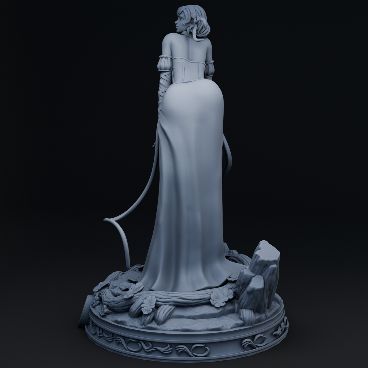 Red Harlot resin figure