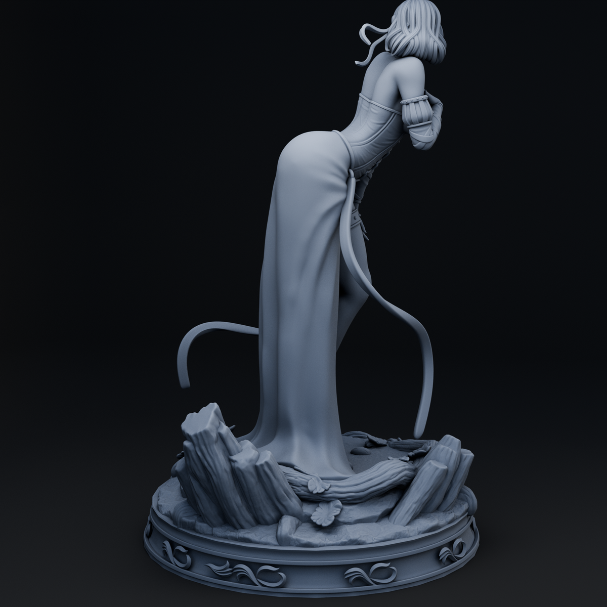 Red Harlot resin figure