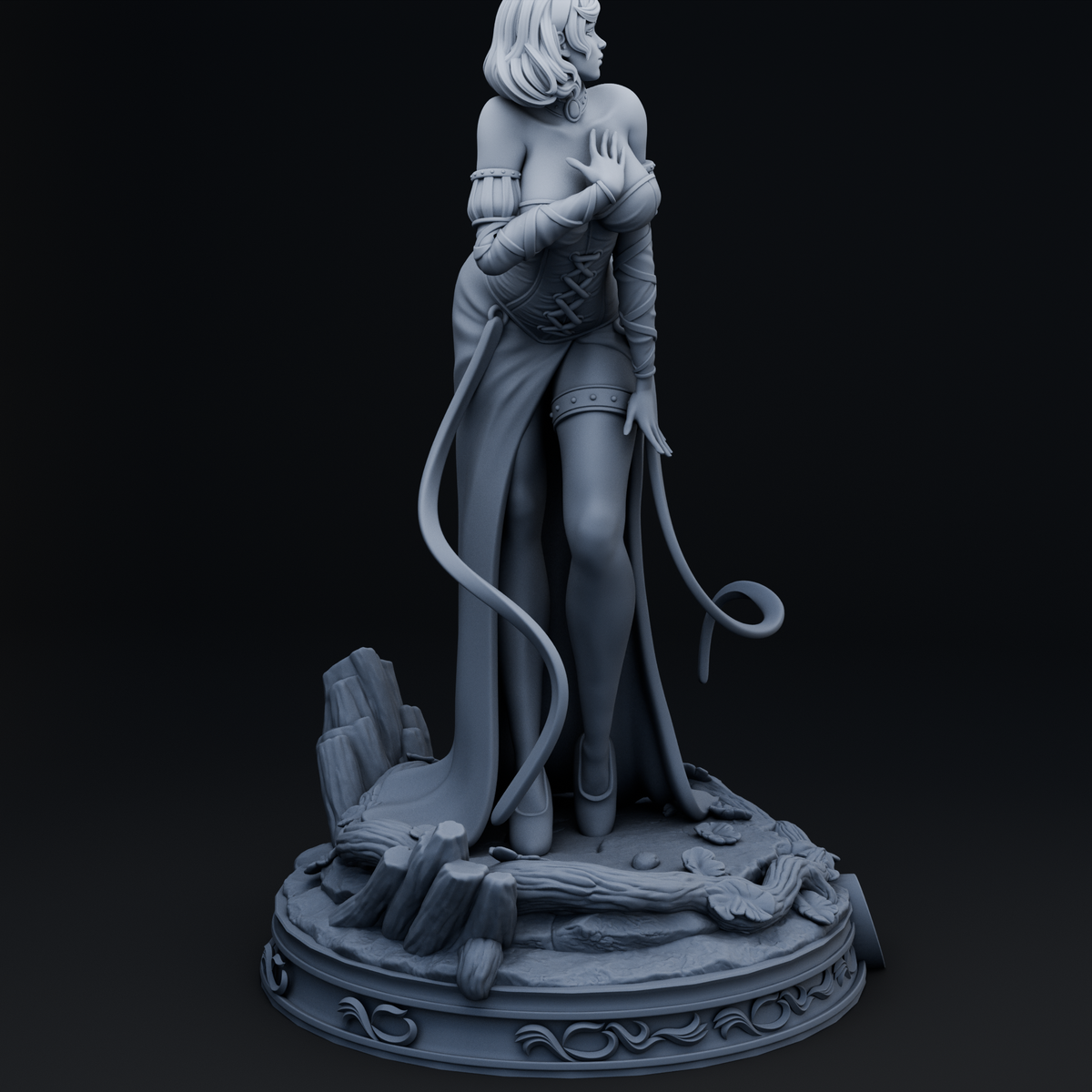 Red Harlot resin figure