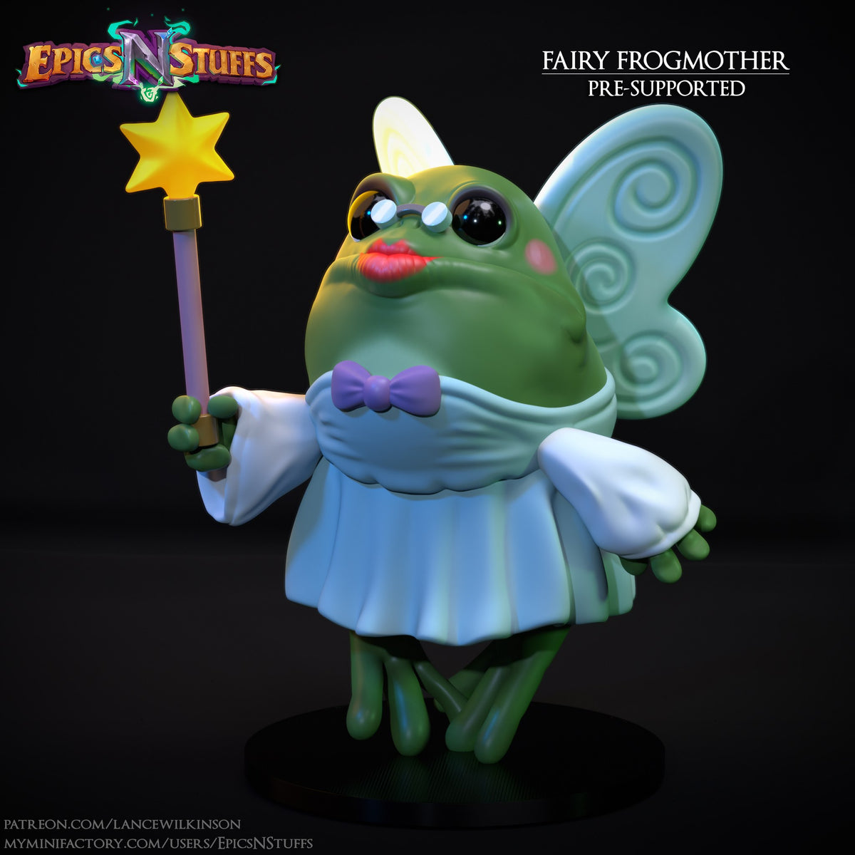 Frogfolk Fairy Frogmother resin figure