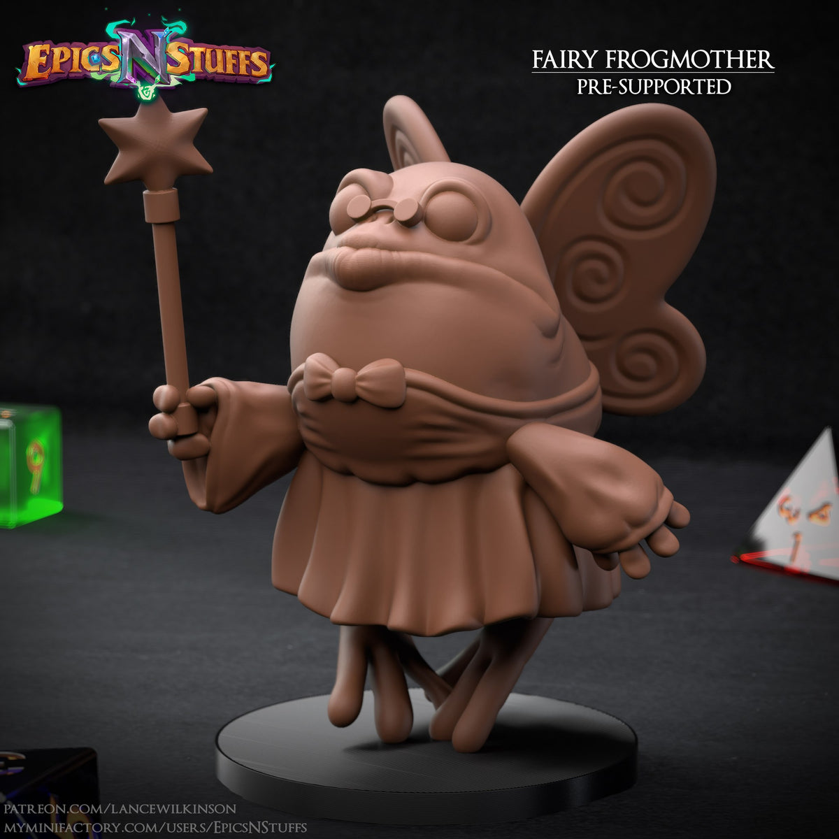 Frogfolk Fairy Frogmother resin figure