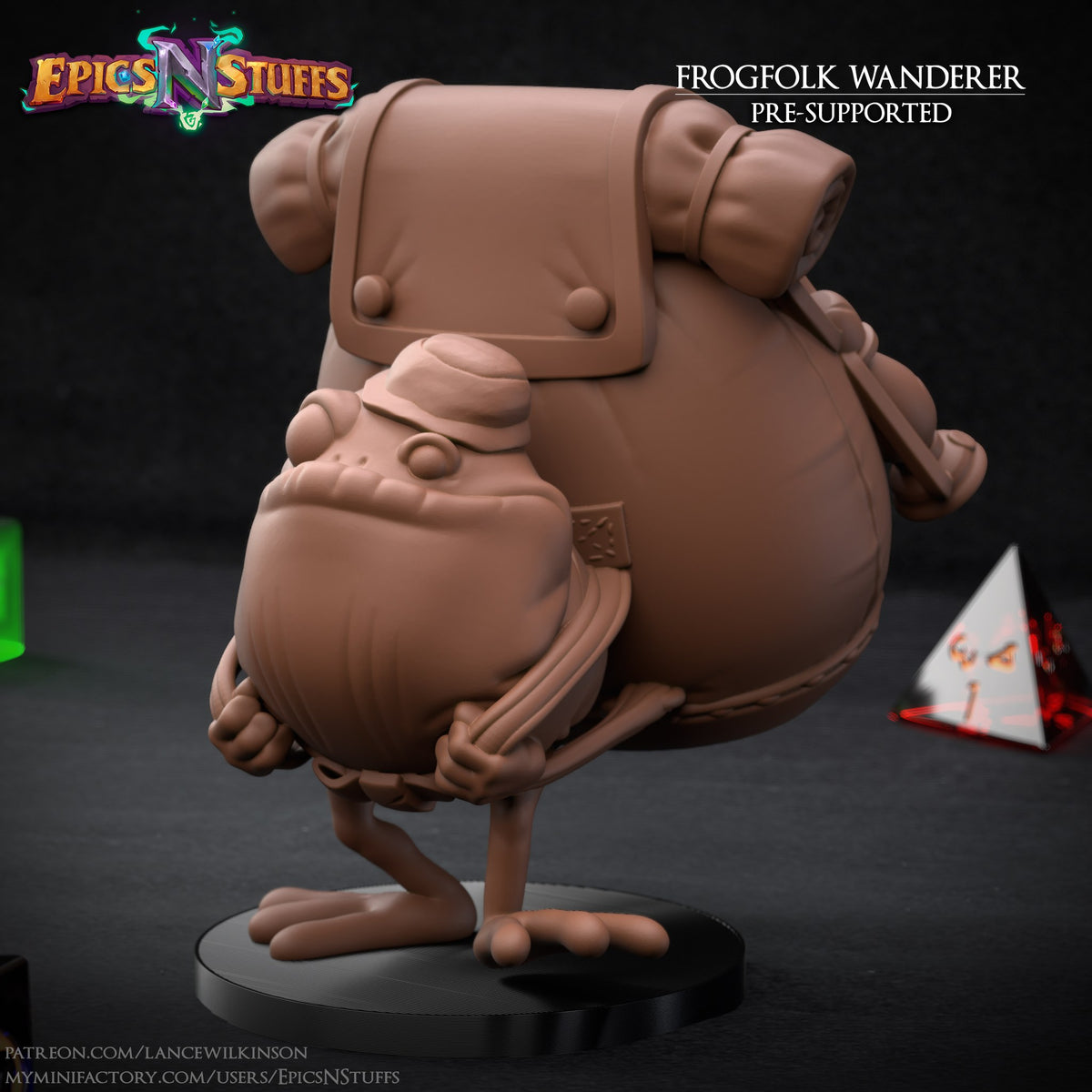 Frogfolk Wanderer resin figure