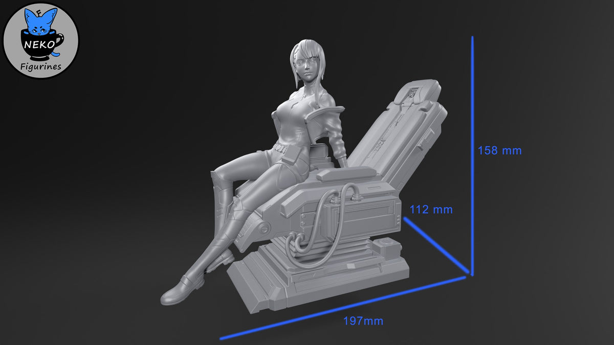 Lucy (Cyberpunk Edgerunners) resin figure