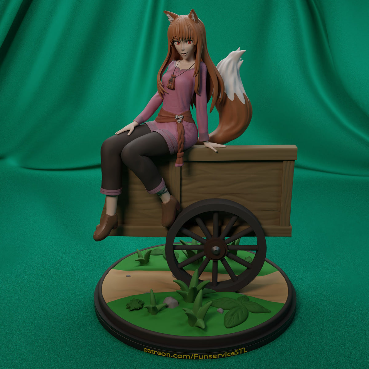Holo resin figure