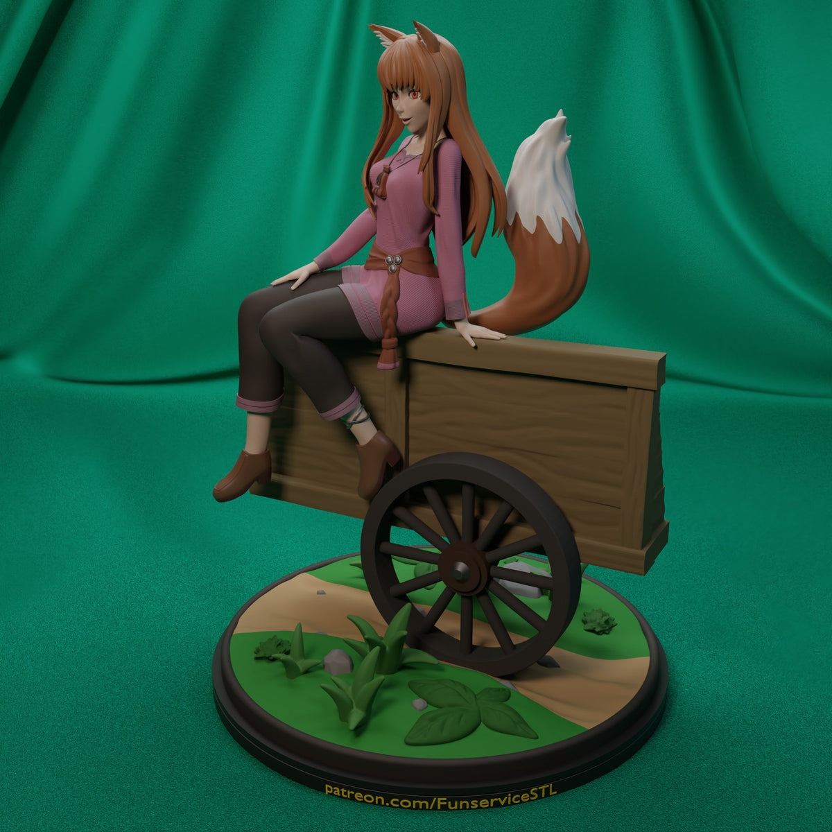 Holo resin figure