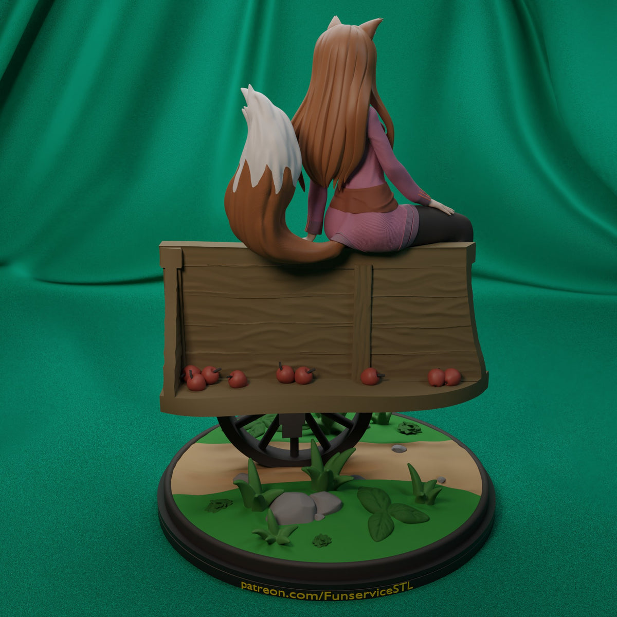 Holo resin figure
