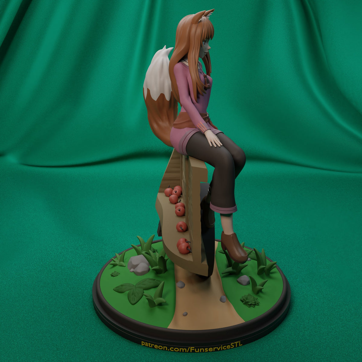 Holo resin figure