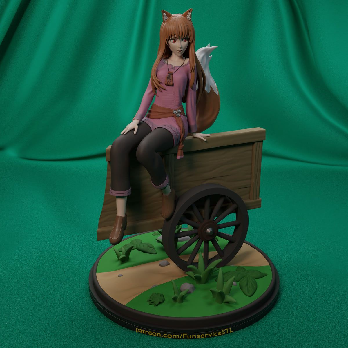 Holo resin figure