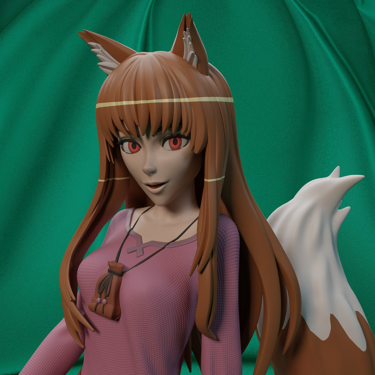 Holo resin figure