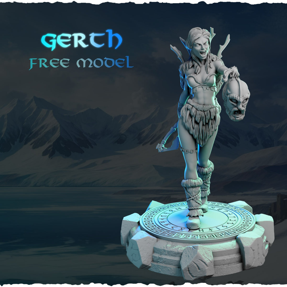 Gerth resin figure