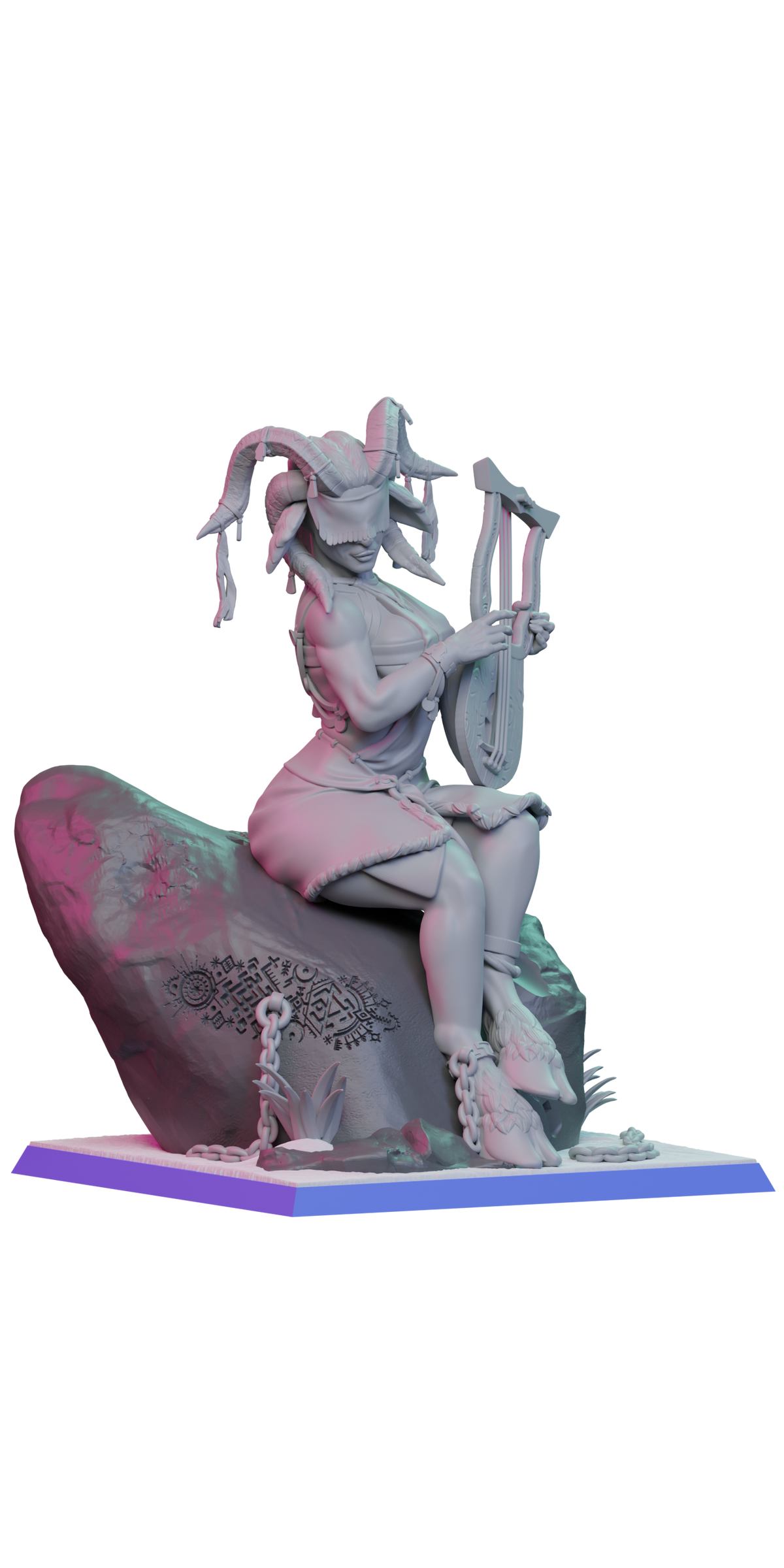 Fomorian Oracle Pinup resin figure