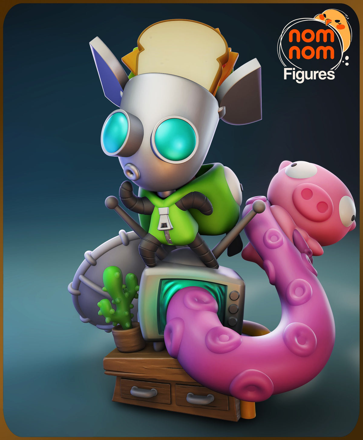 Chibi GIR resin figure
