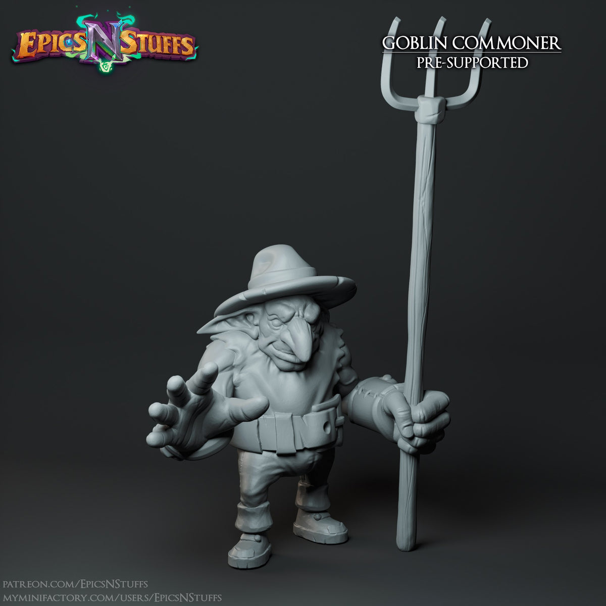 Goblin Commoner resin figure
