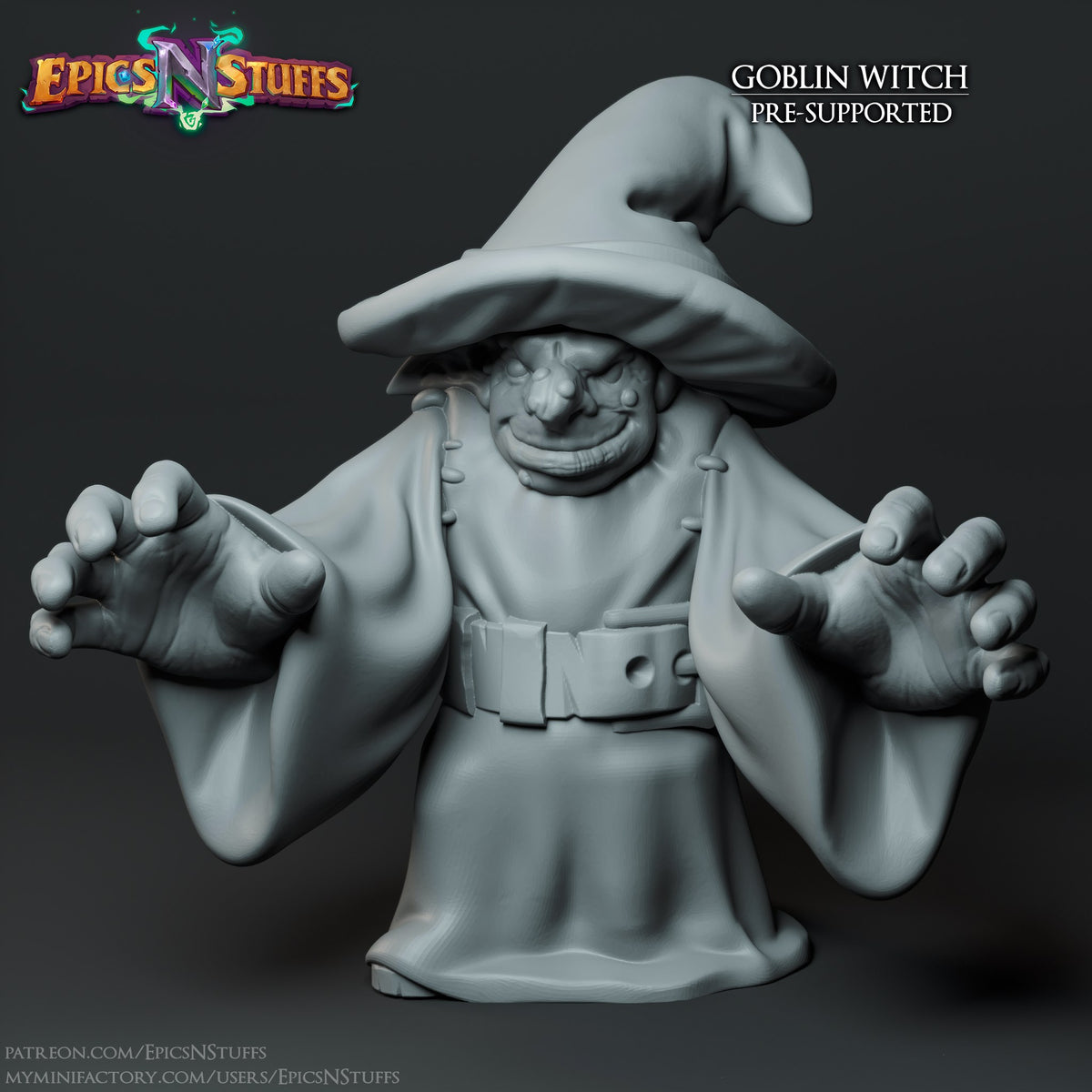 Goblin Witch resin figure