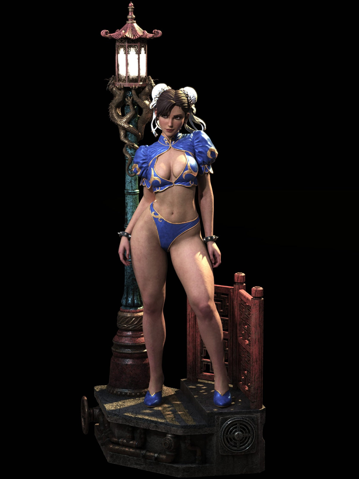 Chun-Li resin figure