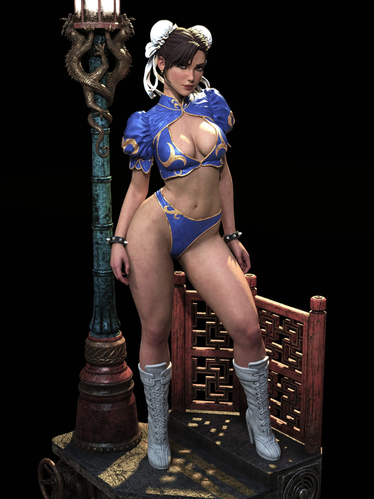 Chun-Li resin figure