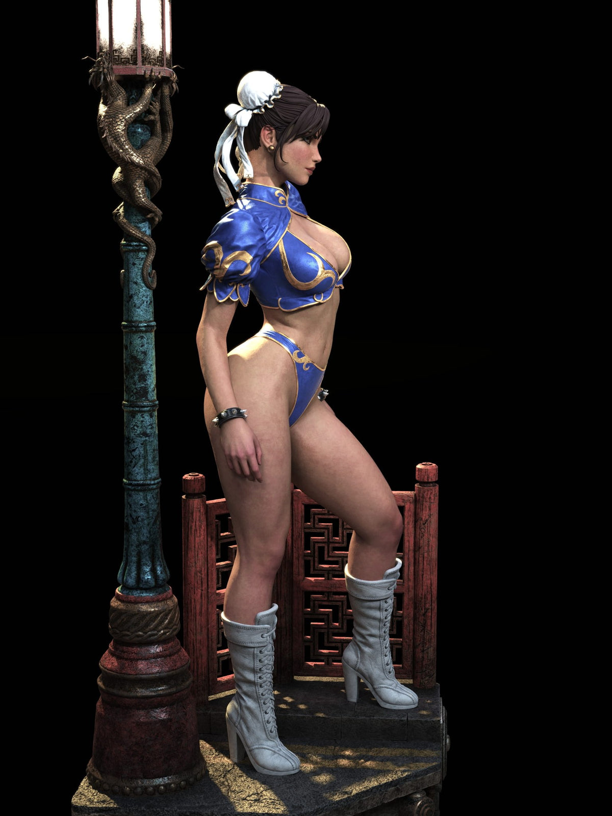 Chun-Li resin figure