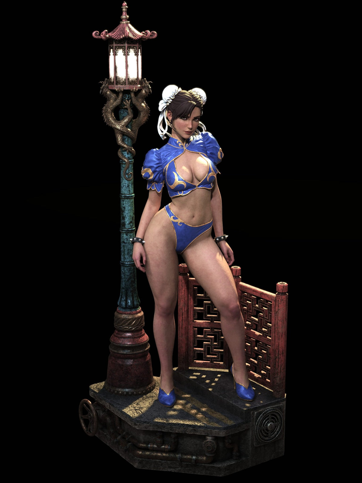 Chun-Li resin figure