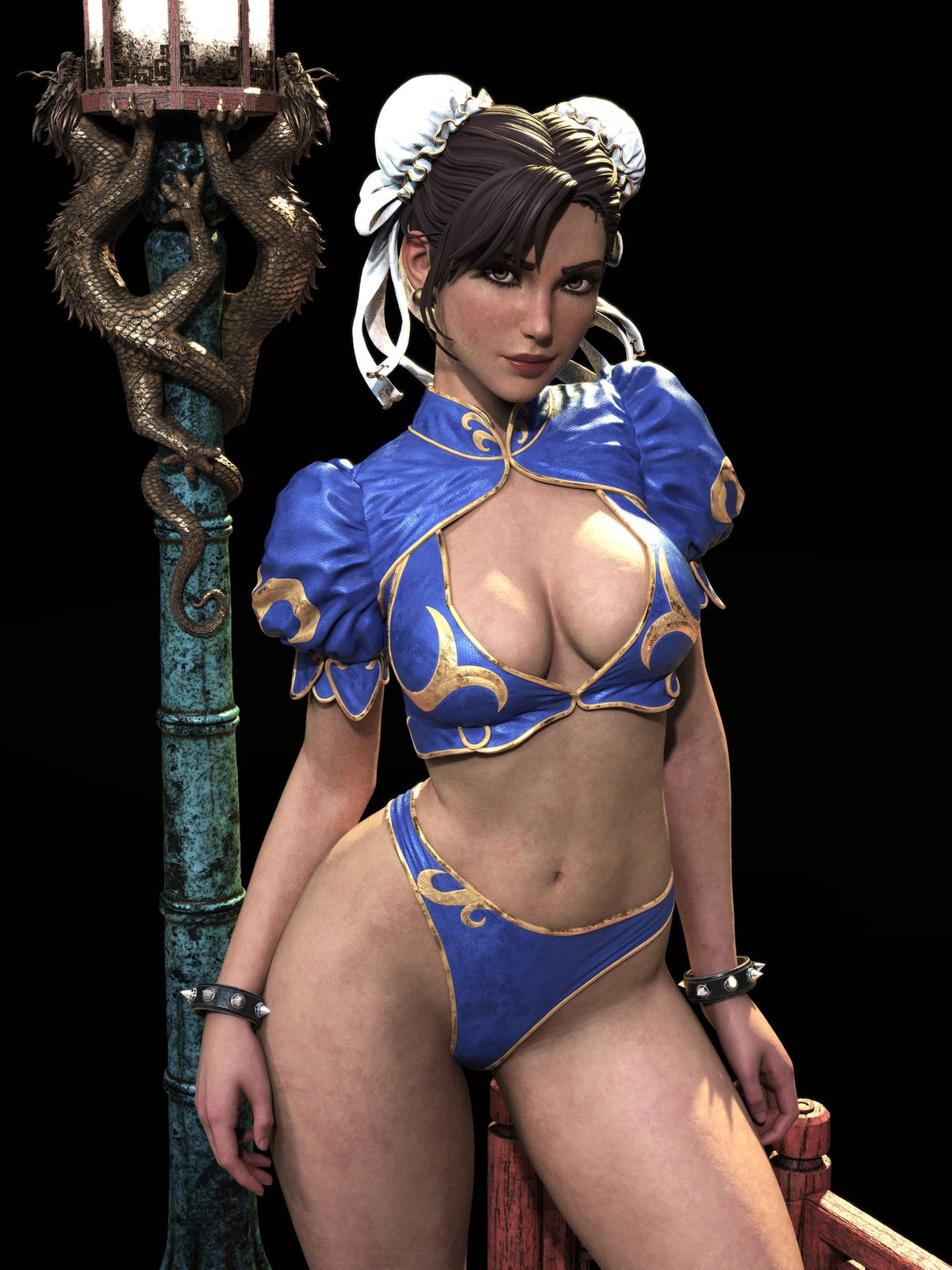 Chun-Li resin figure