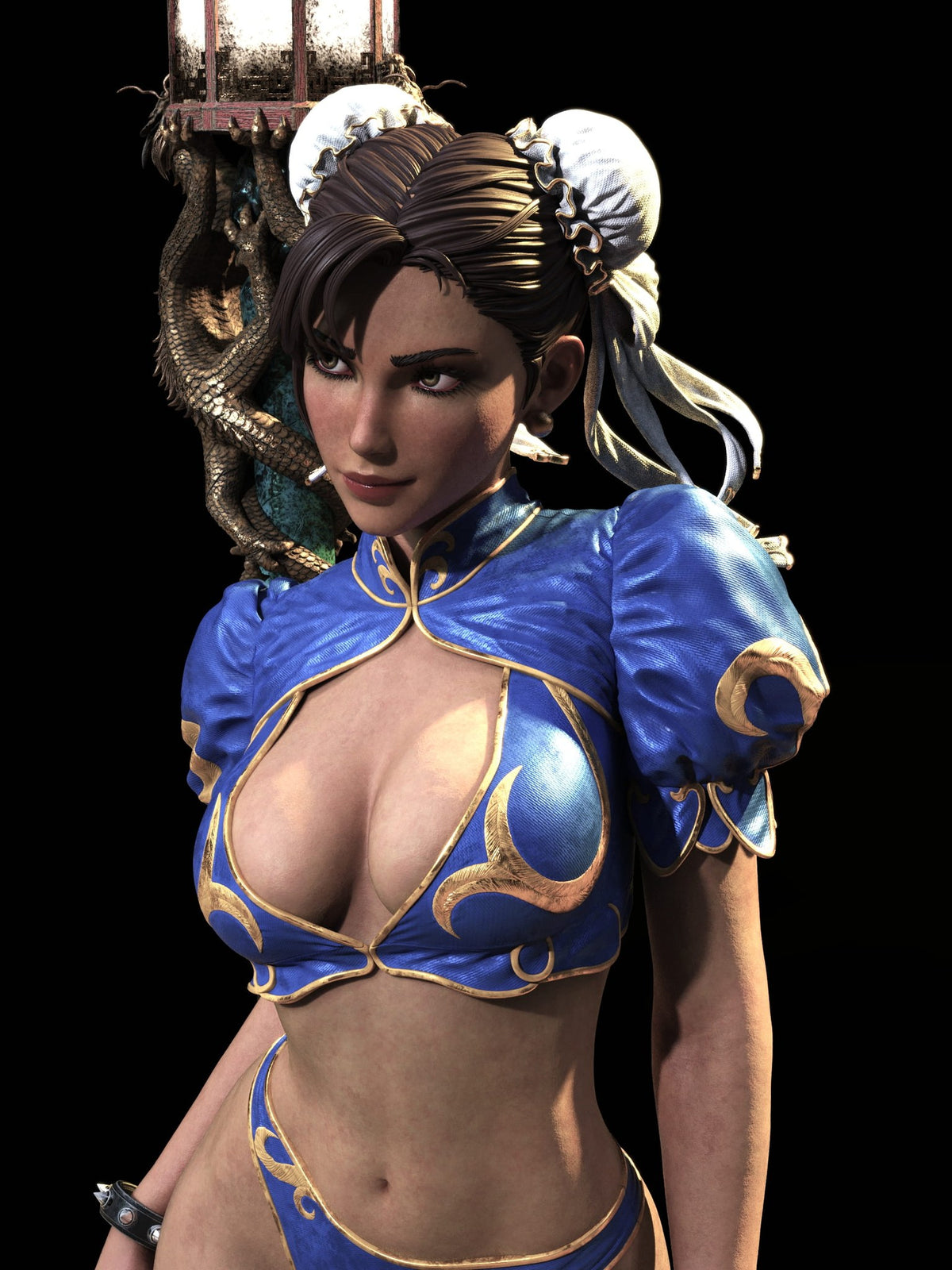 Chun-Li resin figure
