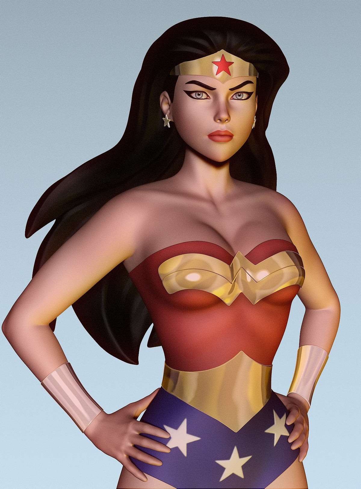 Superman, Wonder Woman & Hawkgirl resin figure