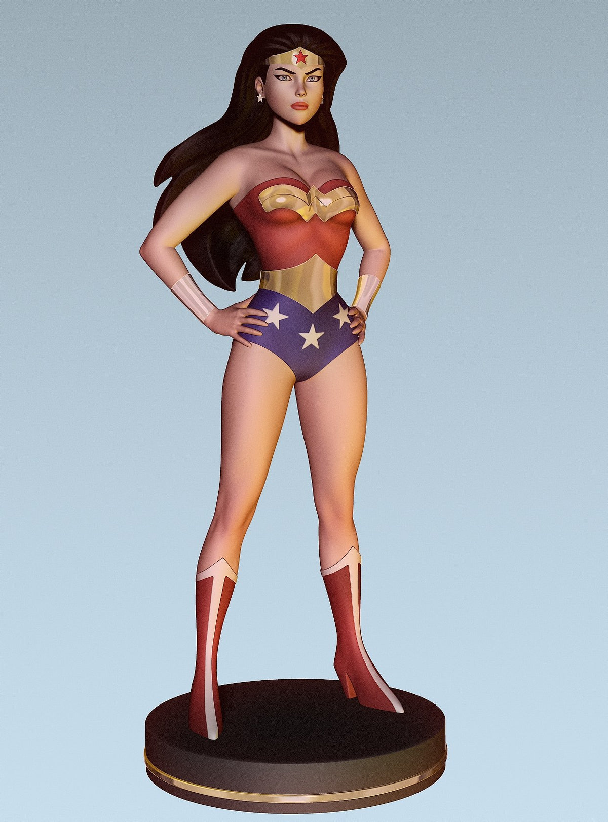 Superman, Wonder Woman & Hawkgirl resin figure