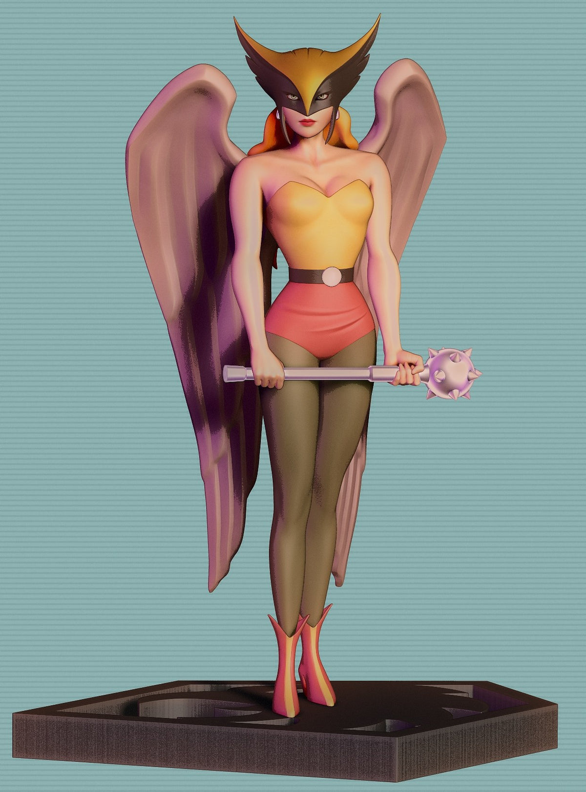 Superman, Wonder Woman & Hawkgirl resin figure