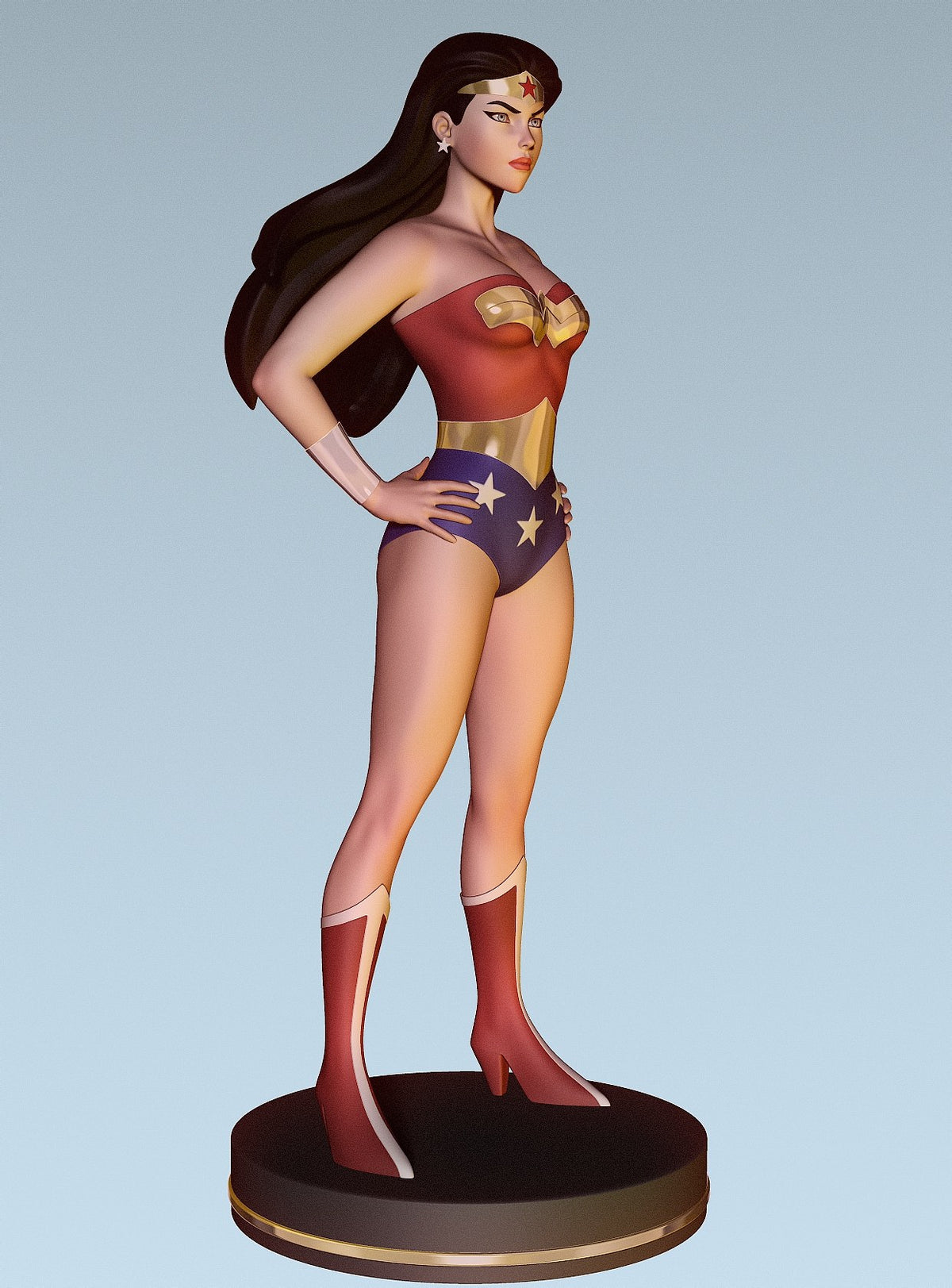 Superman, Wonder Woman & Hawkgirl resin figure