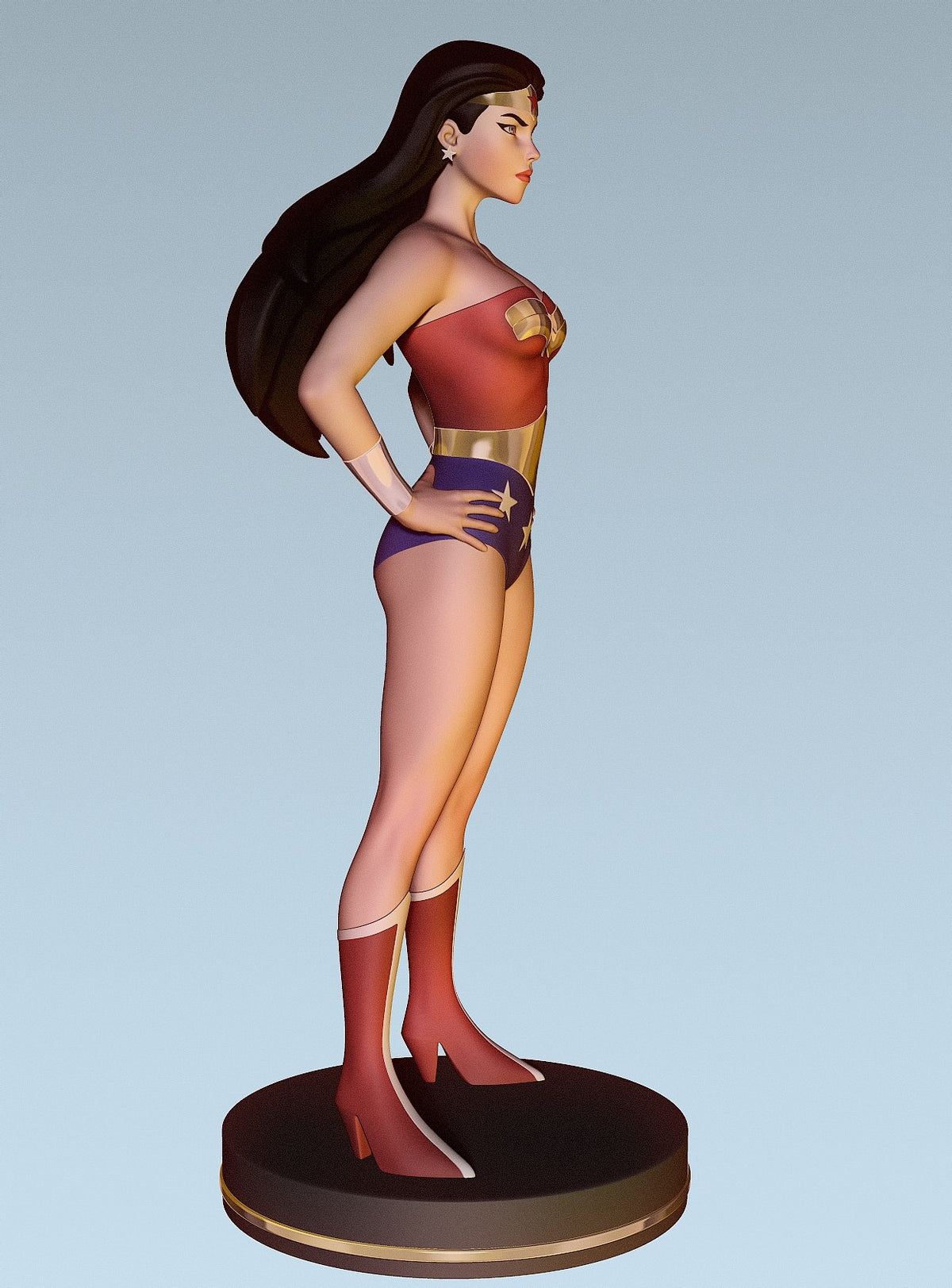 Superman, Wonder Woman & Hawkgirl resin figure