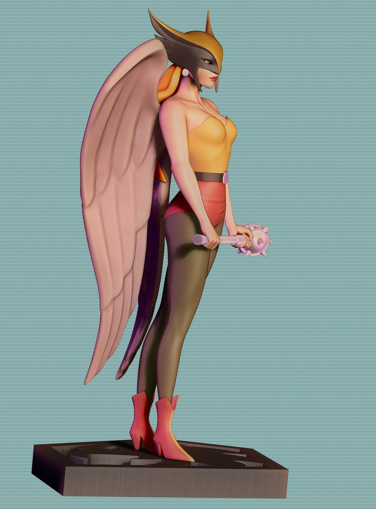 Superman, Wonder Woman & Hawkgirl resin figure