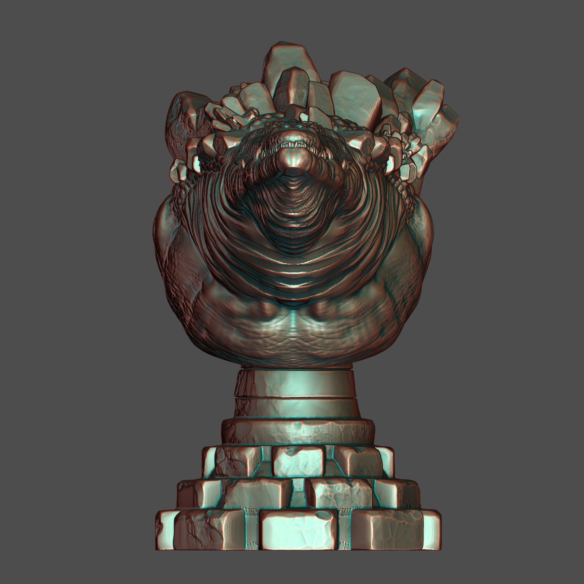 Golden Vein resin figure