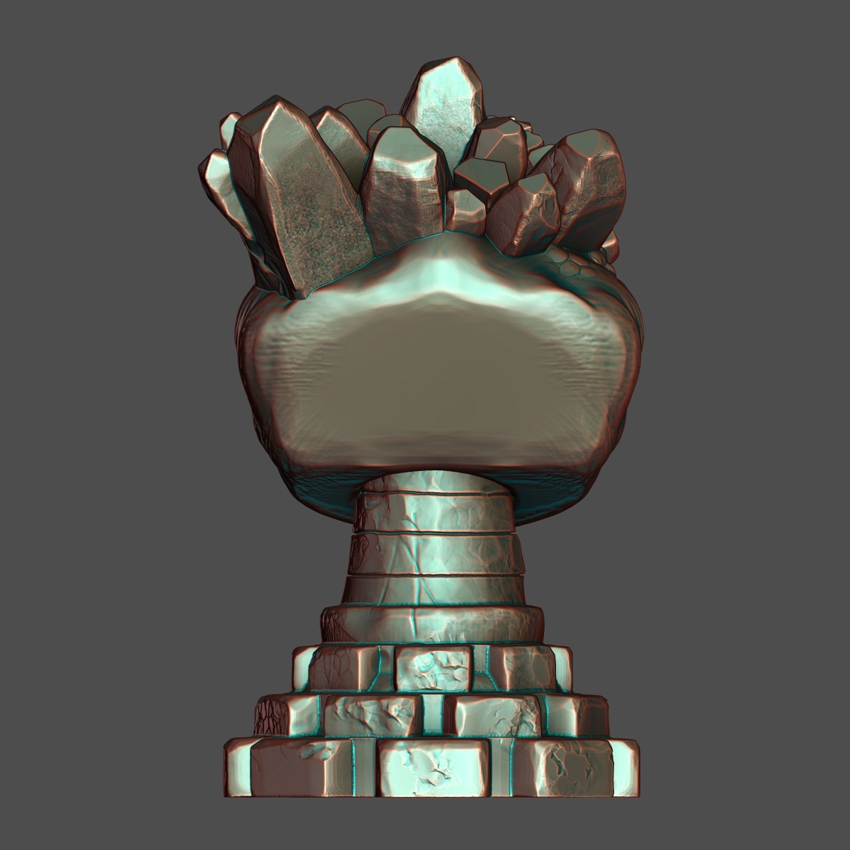 Golden Vein resin figure