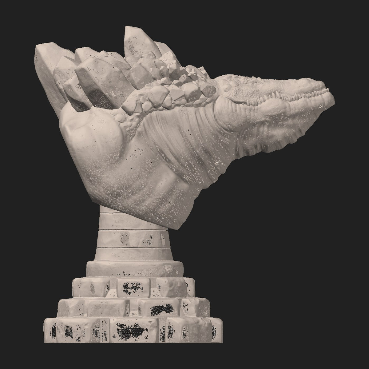 Golden Vein resin figure