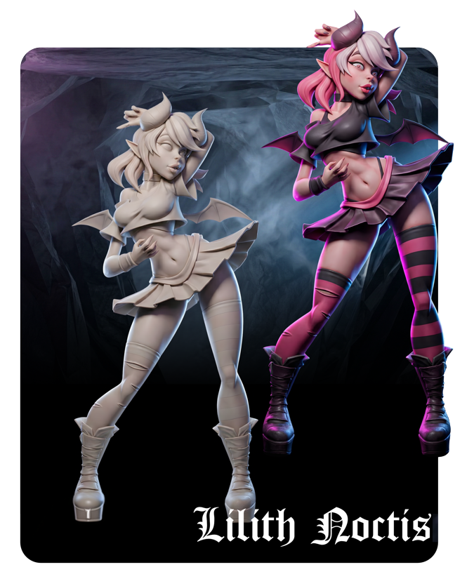 Lilith Noctis resin figure